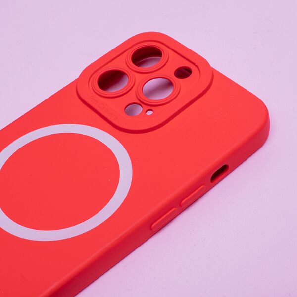 Silicon Mag case for iPhone 12 6,1&quot; red