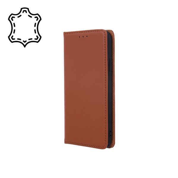 Genuine Leather Smart Pro for iPhone 14 Pro Max 6,7&quot; brown