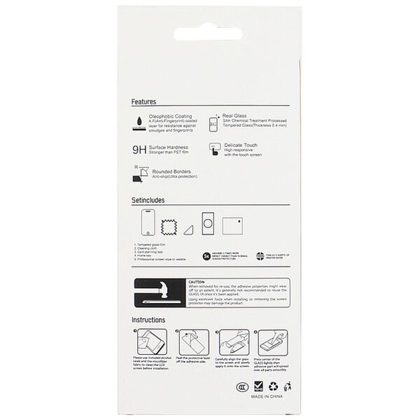 Tempered glass 2,5D for Motorola Moto E30 / E40 10in1