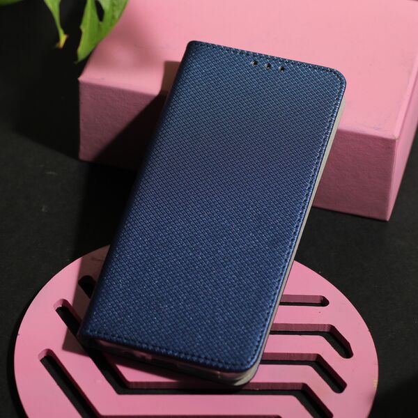 Smart Magnet case for Realme C67 4G navy blue