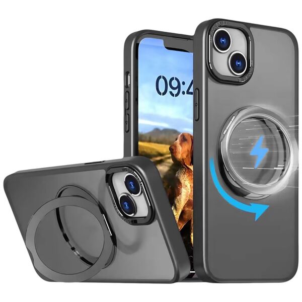 Mag Ring Rotating case for iPhone 12 Pro Max 6,7 black