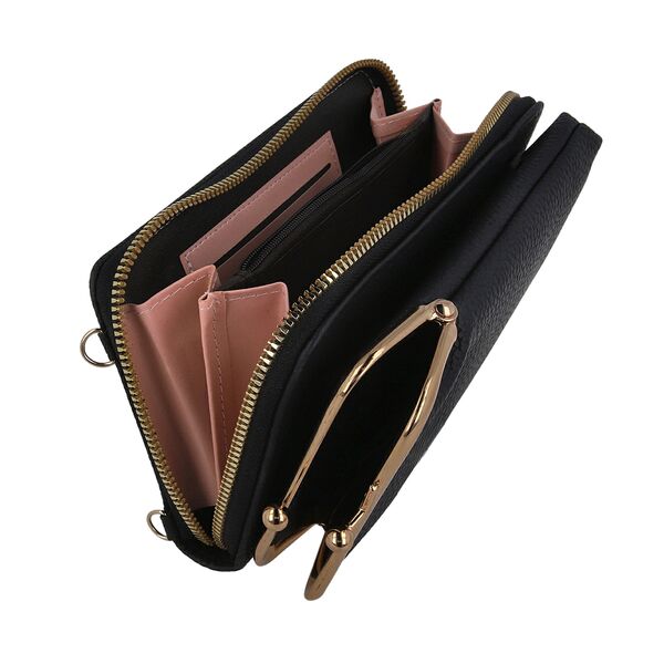 2in1 phone bag black