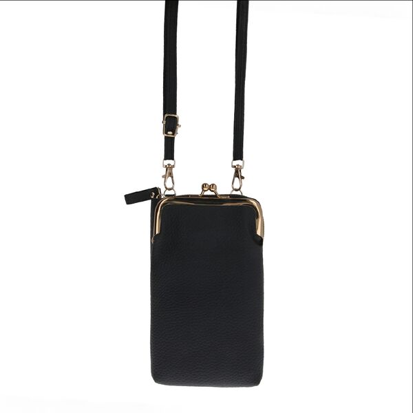 2in1 phone bag black