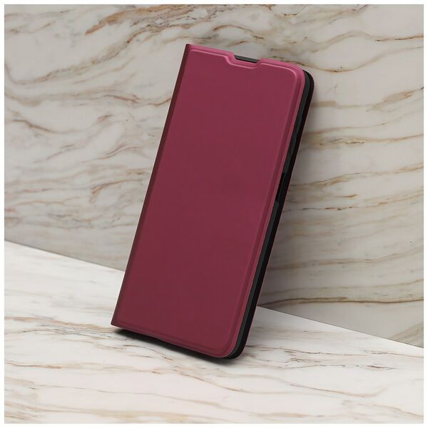 Smart Soft case for Xiaomi Redmi Note 12 4G burgundy