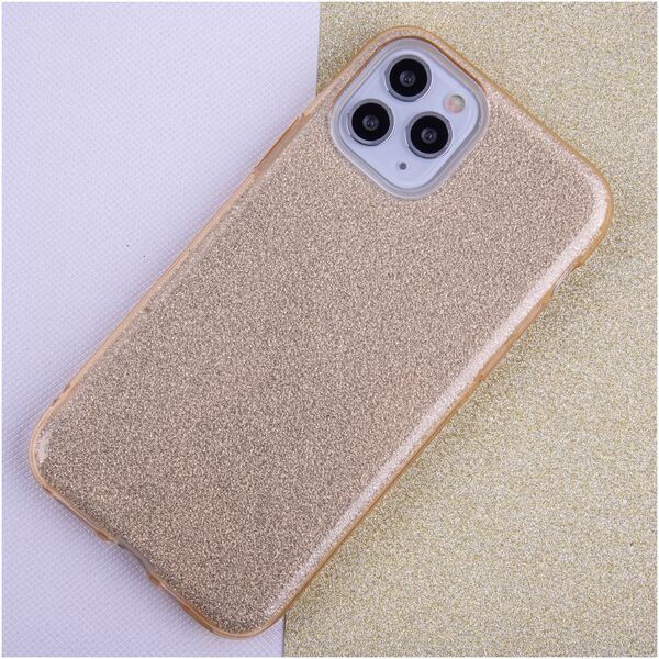 Glitter 3in1 case for Samsung Galaxy A13 5G / A04S gold