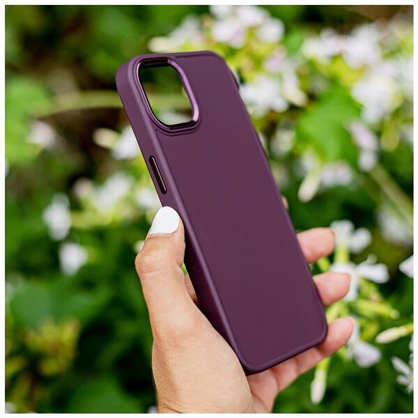 Satin case for Samsung Galaxy S23 burgundy