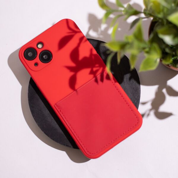 Card Cover case for iPhone 14 Plus 6,7&quot; red