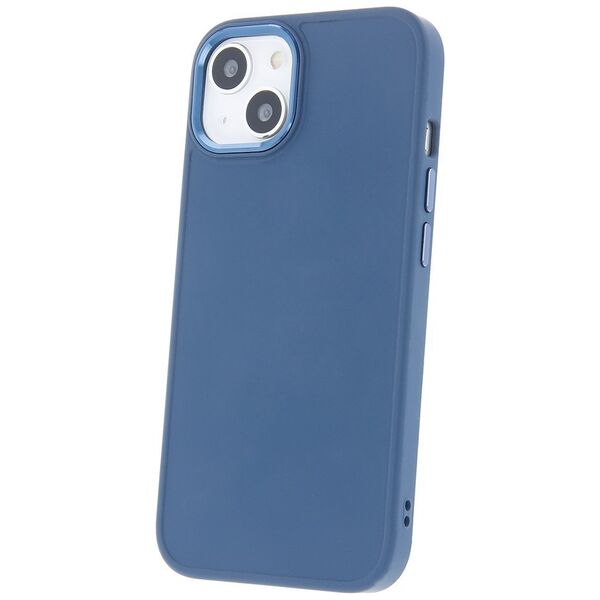 Satin case for iPhone 14 6,1&quot; dark blue