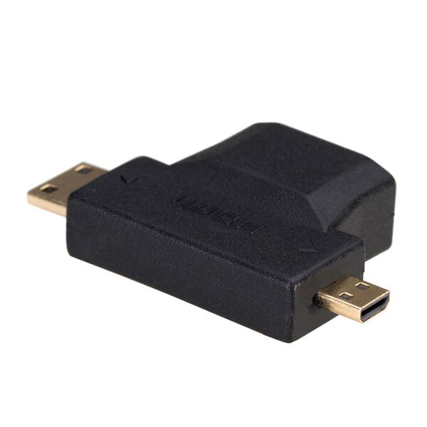 Akyga adapter AK-AD-23 HDMI (f) / mini HDMI (m) / micro HDMI (m)