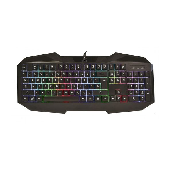 Rebeltec Patrol wire keyboard with backlight black