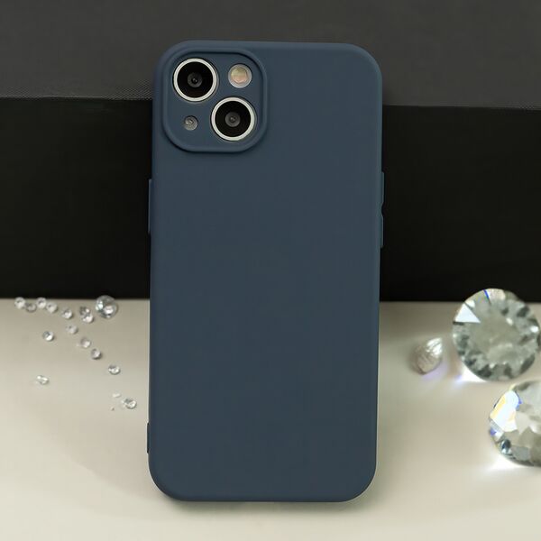 Silicon case for Xiaomi Redmi Note 13 4G dark blue