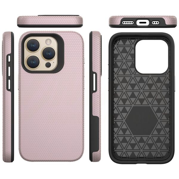 Vmax Triangle Case for Samsung Galaxy S24 Plus rose gold