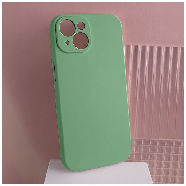 Solid Silicon case for Samsung Galaxy S23 light green