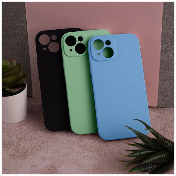 Solid Silicon case for Samsung Galaxy S23 light green