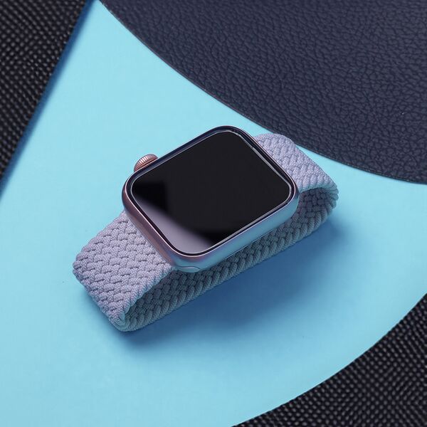 Elastic band XS for Apple Watch 38/40/41 mm length 128 mm light gray