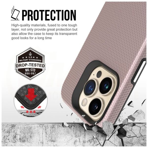 Vmax Triangle Case for iPhone 13 6,1&quot; rose gold