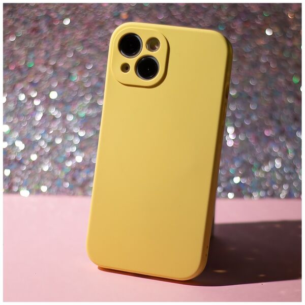 Mag Invisible case for iPhone 15 6,1&quot; pastel yellow