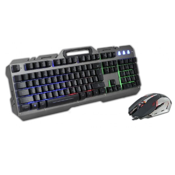 Rebeltec wired set: LED keyboard + mouse for INTERCEPTOR players 5902539601367