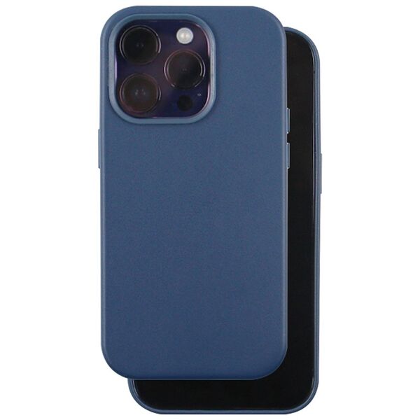 Mag Leather case for do iPhone 14 Pro 6,1&quot; dark blue 5907457734449