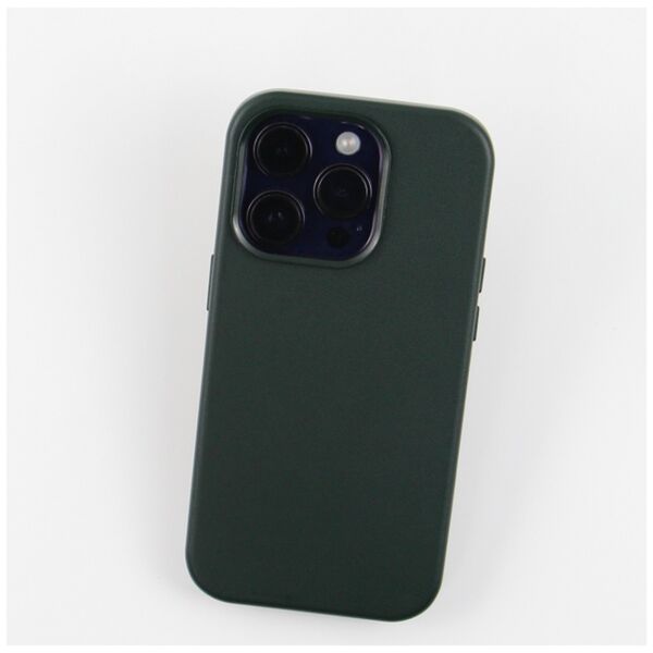 Mag Leather case for do iPhone 12 / 12 Pro 6,1&quot; dark green 5907457734500