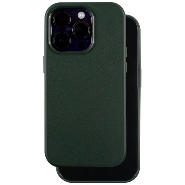 Mag Leather case for do iPhone 15 6,1&quot; dark green 5907457734579