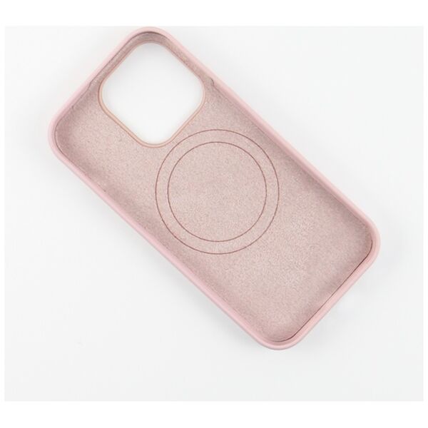 Mag Leather case for do iPhone 13 6,1&quot; light pink 5907457734296