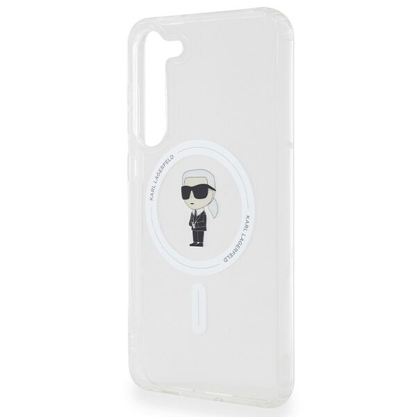 Karl Lagerfeld case for Samsung Galaxy S23+ KLHMS23MHFCKNOT transparent HC MAGSAFE IML IKONIK 3666339241858