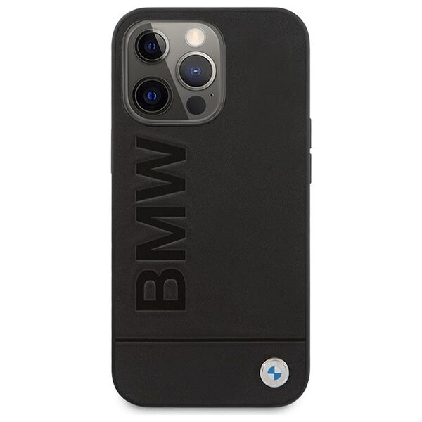 BMW case for iPhone 14 Pro Max 6,7&quot; BMHMP14XSLLBK black hard case Signature Logo Imprint MagSafe 3666339072216