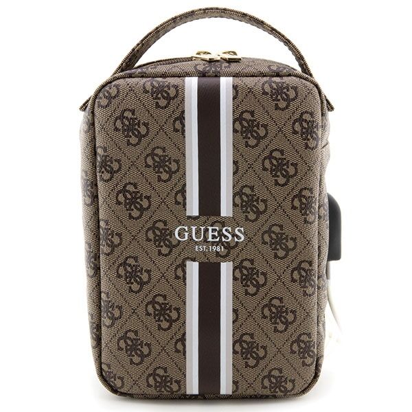 Guess organizer bag GUHBP4RPSW brown 4G Printed Stripes 3666339120306