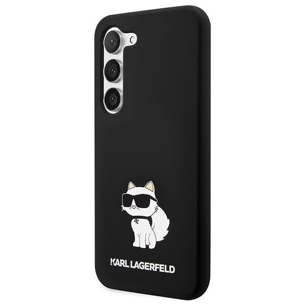 Karl Lagerfeld case for Samsung Galaxy S24 Plus KLHCS24MSNCHBCK black HC SILICONE NFT CHOUPETTE 3666339242336