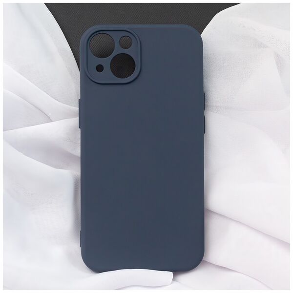 Silicon case for iPhone 15 Pro 6,1&quot; dark blue 5900495269041