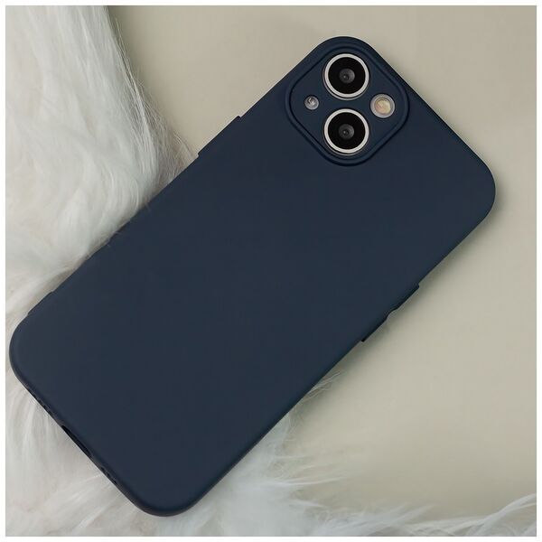 Silicon case for iPhone 15 Pro 6,1&quot; dark blue 5900495269041