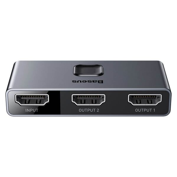 HDMI splitter Baseus Matrix, Bidirectional, 4K, Gray - 40393 έως 12 άτοκες Δόσεις