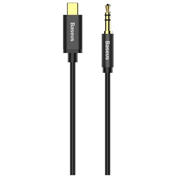 Audio cable Baseus M01, 3.5mm to Type-C, 1.0m, Black - 40403 έως 12 άτοκες Δόσεις