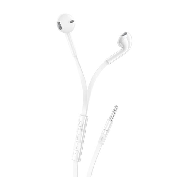 XO wired earphones EP68 jack 3,5 mm white 6920680838578