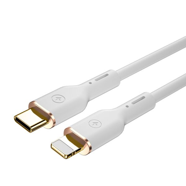 WIWU cable YQ01 USB-C - Lightning 30W 1,2m white 6976195096453