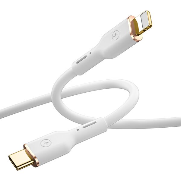 WIWU cable YQ01 USB-C - Lightning 30W 1,2m white 6976195096453