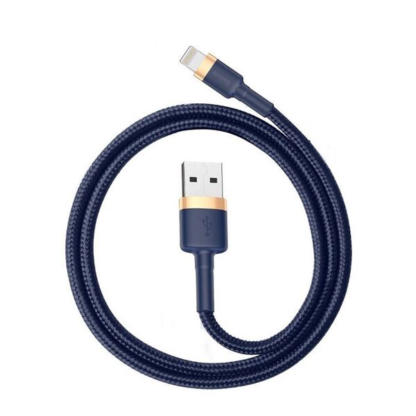 Data cable Baseus Cafule, Lightning, 1.0m, Blue - 40477 έως 12 άτοκες Δόσεις