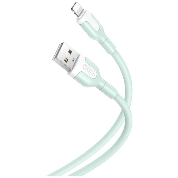 XO cable NB212 USB - Lightning 1,0 m 2,1A green 6920680827824