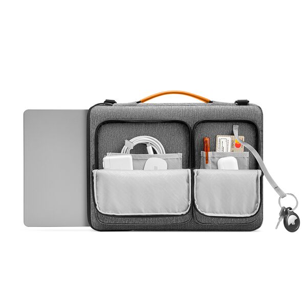 Tomtoc Geanta Laptop 13" - Tomtoc Defender Laptop Briefcase (A42C2G3) - Gray 6971937061546 έως 12 άτοκες Δόσεις