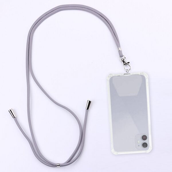 Universal neck strap for phones grey 5900495928290