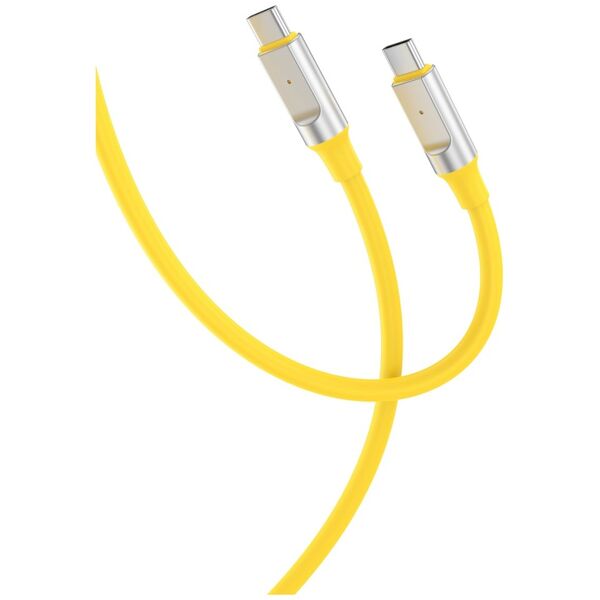 XO cable NB-Q252B USB-C - USB-C 1,0 m 60W yellow 6920680844814