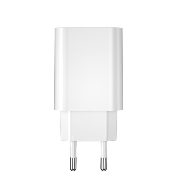 WIWU wall charger Wi-U002 PD + QC 20W 1x USB 1x USB-C white 6936686412513