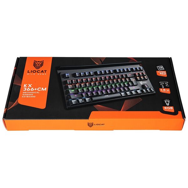 Liocat gaming keyboard KX 365 CM mechanical qwerty black 5907691901188