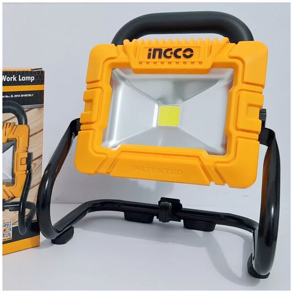 Ingco Προβολέας Μπαταρίας 20v li-lon Solo 900-1800 Lumen Cwli2025 6941640158994 έως 12 Άτοκες Δόσεις