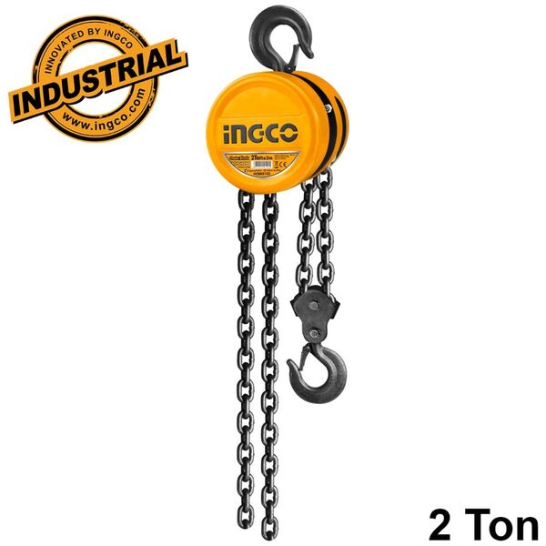 Ingco Παλάγκο Αλυσίδας -  Γερανάκι 2 ton Hcbk0102 6925582101904 έως 12 Άτοκες Δόσεις