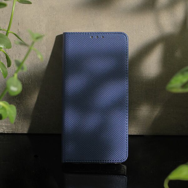 Smart Magnet case for Motorola Moto E22 / E22i navy blue 5900495048448