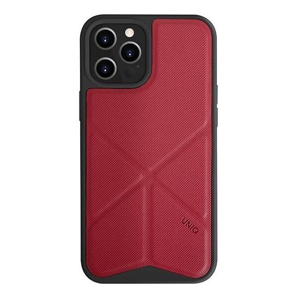 UNIQ etui Transforma iPhone 12/12 Pro 6,1" czerwony/coral red