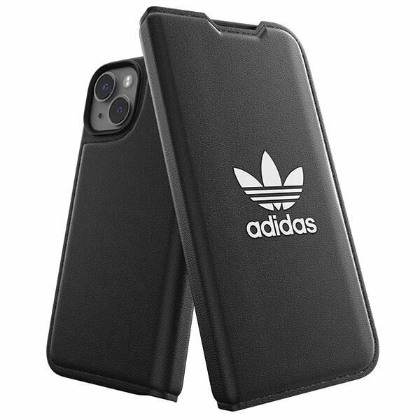 Adidas OR Booklet Case BASIC iPhone 14 6.1" black/black white 50181