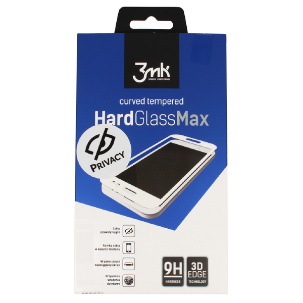 Tempered glass 3MK Flexible glass Max IPHONE SE 2022 / SE 2020 / 7 / 8 black 5903108032339